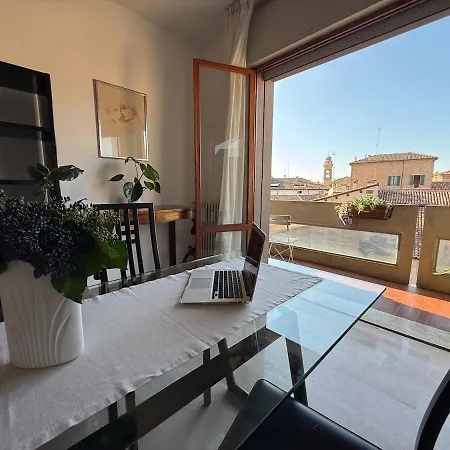 L' Atelier Sui Tetti, Balcone Panoramico In Centro